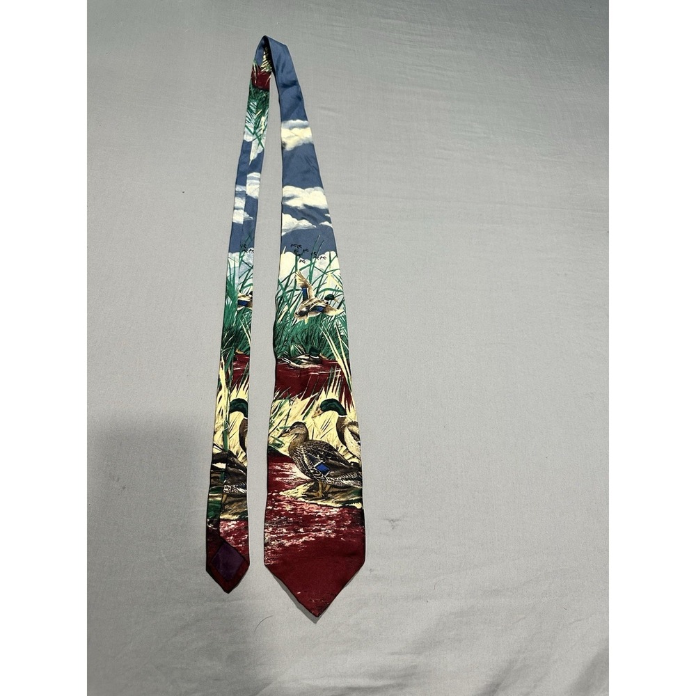 VTG‎ Ducks Unlimited Duck Themed Novelty Necktie